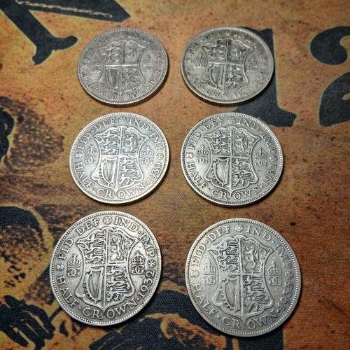 King george silver half - v,