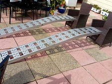 Pair 2.3 m Heavy Duty Aluminium Car Trailer Ramps Used 1360 kg load