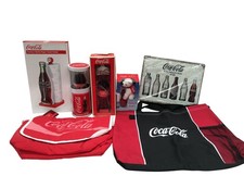 Coca-Cola Advertising Collectibles Bundle Bags Bottle Opener Tin Polar OPI Bear