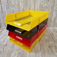 Vintage 4 Tier A4 Filing Tray