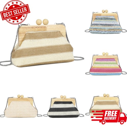 Women straw woven - woven, wooden