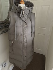 Zara Women's Long Taupe Puffer