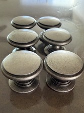 Antique Pewter Style Cabinet