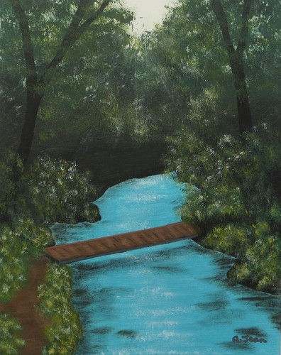 Original forest river - original,
