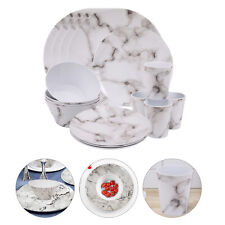 16pcs Marble Design Melamine
