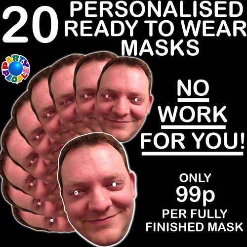 Personalised photo face - x,