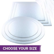 Cake Boards cards Cut Edge  base 1.2mm single thick wedding decoration ALL SIZES