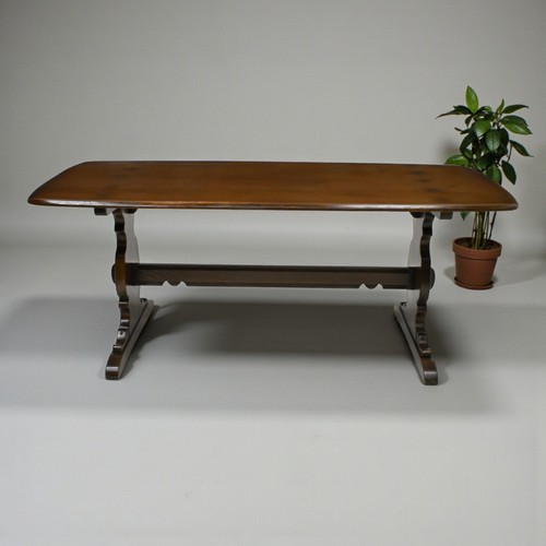 Ercol elm dining table plank - dining,