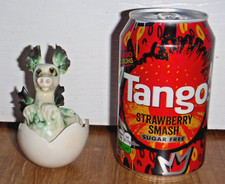 Vintage Isle Of Wight CHESSELL Pottery Sculpted Dragon Sat In An Egg ~ Excellent