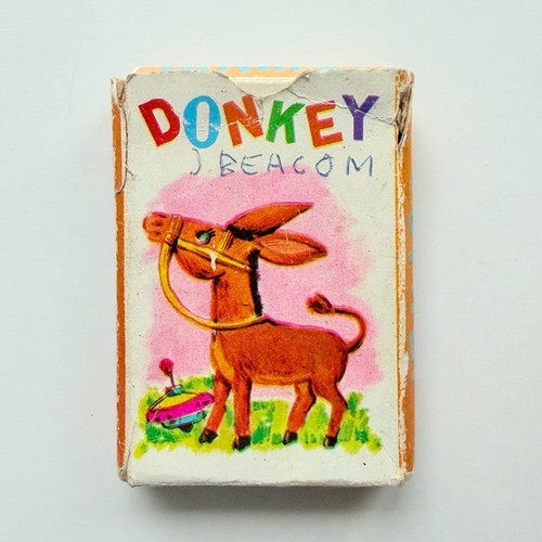 1960s donkey card game - game, j