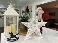 White Wooden Large Amish Barn