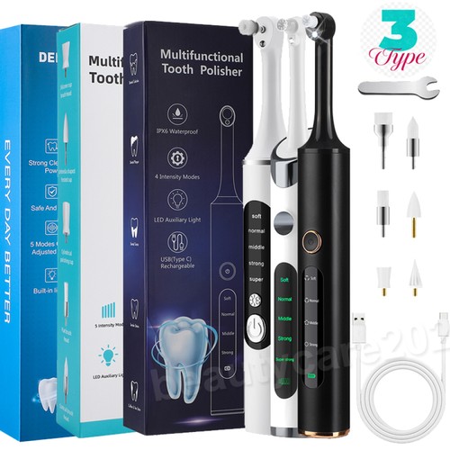 Electric tooth polisher plaque - tooth,