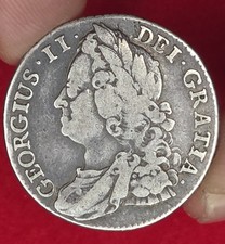 1743/1 George II Shilling Old