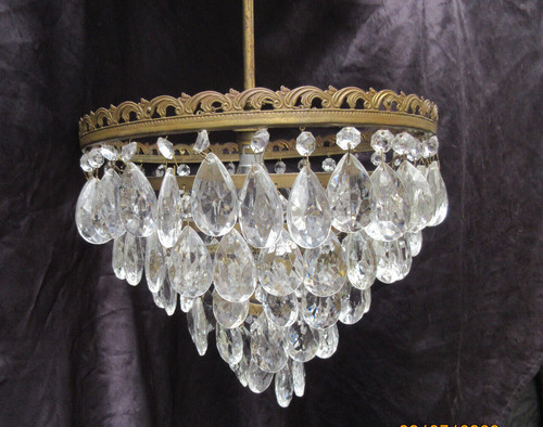 Vintage antique pear - , drop