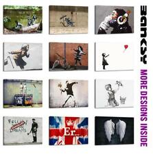 BANKSY CANVAS Wall Art Poster Print 30x20 CANVAS  