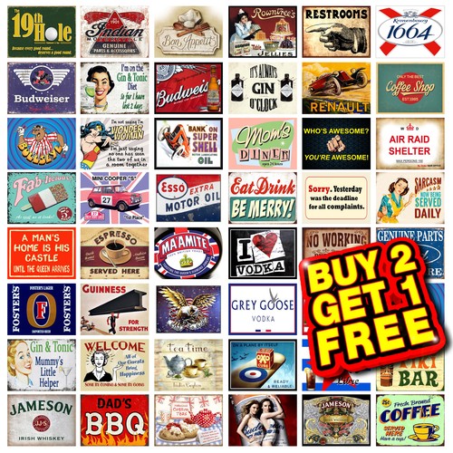 Metal signs retro - signs, vintage