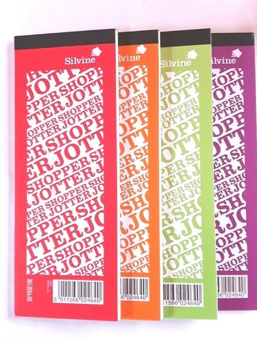 Slim shopping shopper jotter - shopping,