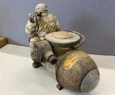 Vintage Rare 1930’s French Cast Iron Michelin Man (Bibendum) Air Compressor