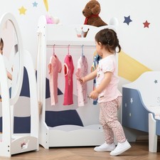 Kids Wood Clothes Rack Hall