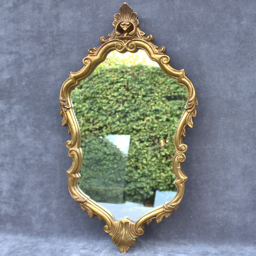 Antique large french mirror - antique,