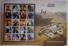 GB 2017 STAR WARS SOUVENIR ULTIMATE EDITION STAMP SHEET  - 20 First class stamps