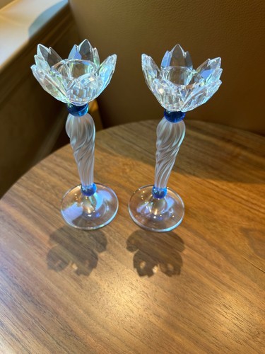 Pair swarovski crystal blue - pair,