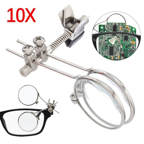 10x clip magnifying - clip, glass