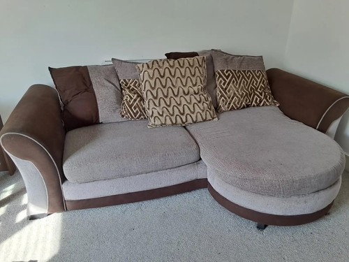 Large dfs sofa - with, swivel