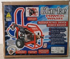 Clarke PLS195A Heavy Duty Petrol Driven Power Washer 182 bar (2640psi) - Trialed