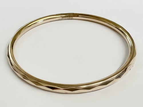 Antique rolled gold bangle - antique,