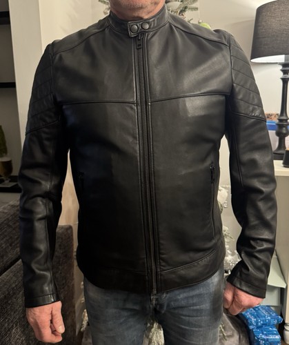 Boss biker style leather - boss,