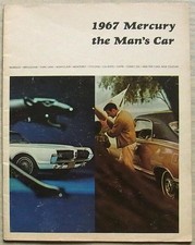 MERCURY RANGE USA Car Sales Brochure 1967 #M67-100 9.66 MARQUIS Capri COUGAR