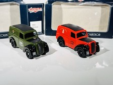 Lledo Vanguards 1/43 Scale Pair Of Morris Z Vans Royal Mail & PO Telephones