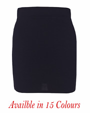 Women's Ladies Plain Stretch