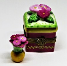 LIMOGES FRANCE BOX - FLORAL