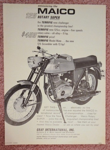 1966 maico 125 - 1966, rotary