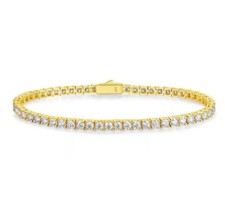 5.9ct Tennis Bracelet Yellow