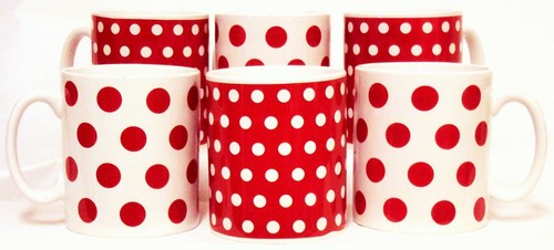 Red dots and spots - red,