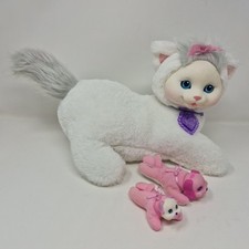 Kitty Surprise Plush Cat Kittens X2 Snow White Pink Boy Girl