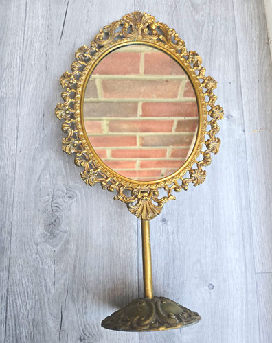 Large vintage ornate heavy - vintage,