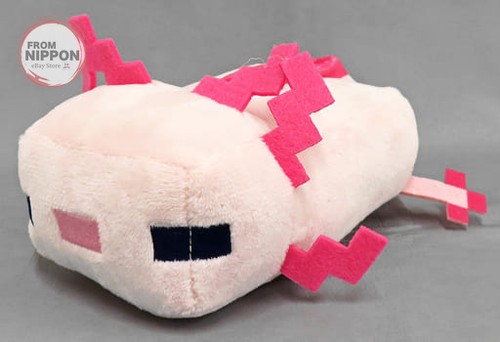 Minecraft axolotl plush toy - minecraft,