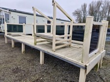 Static Caravan Decking - UPVC
