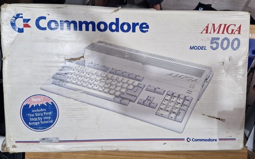 Boxed commodore amiga 500 - amiga,