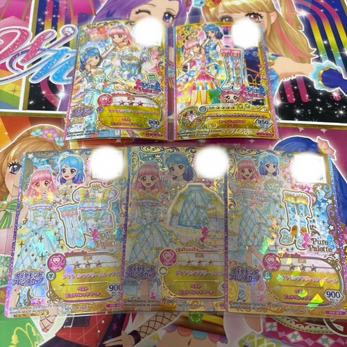Aikatsu pure palette cards - aikatsu,