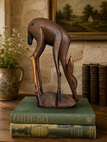 Hand carved wooden - carved,