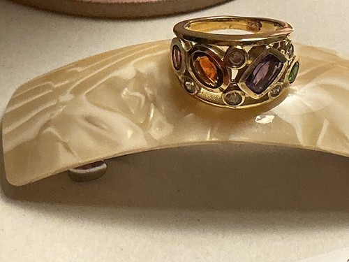 Gemstone ring size real - size,