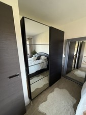 Ikea pax wardrobe with mirror - wardrobe,