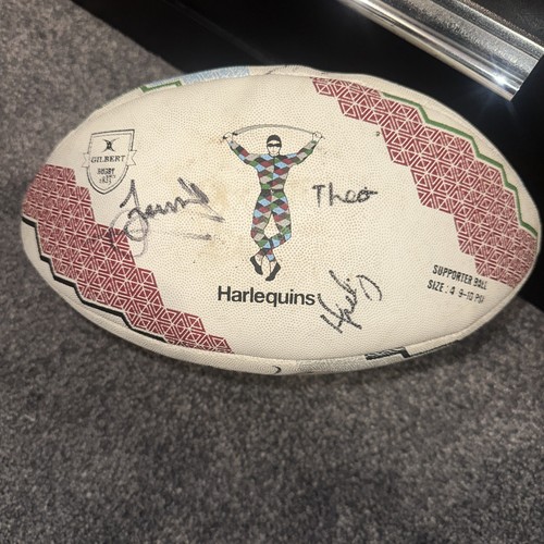 Harlequins rugby signed ball - harlequins,