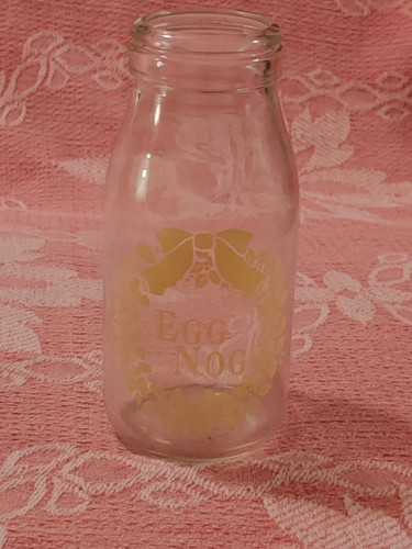 Vintage milk egg nog - milk,