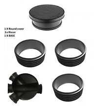 320mm Manhole Inspection Chamber Manhole  - Base, 3 Riser, Round Cover & Frame